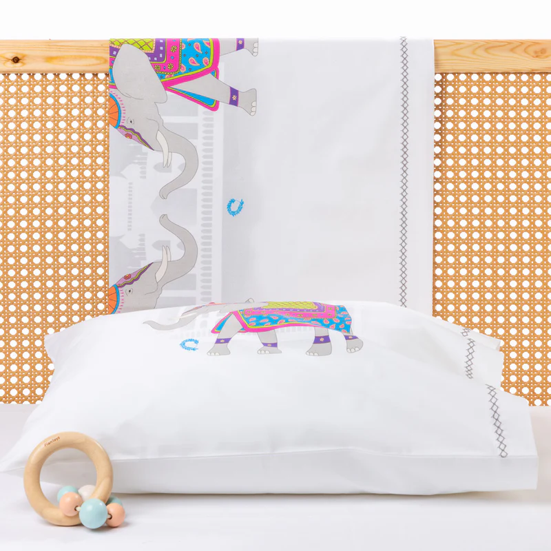 Sheets Bebe Athena Hedgehog Ciel Pumice Stone Set 3pcs 120x170cm.