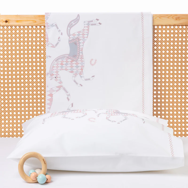Sheets Bebe Athena Hedgehog Ciel Pumice Stone Set 3pcs 120x170cm.