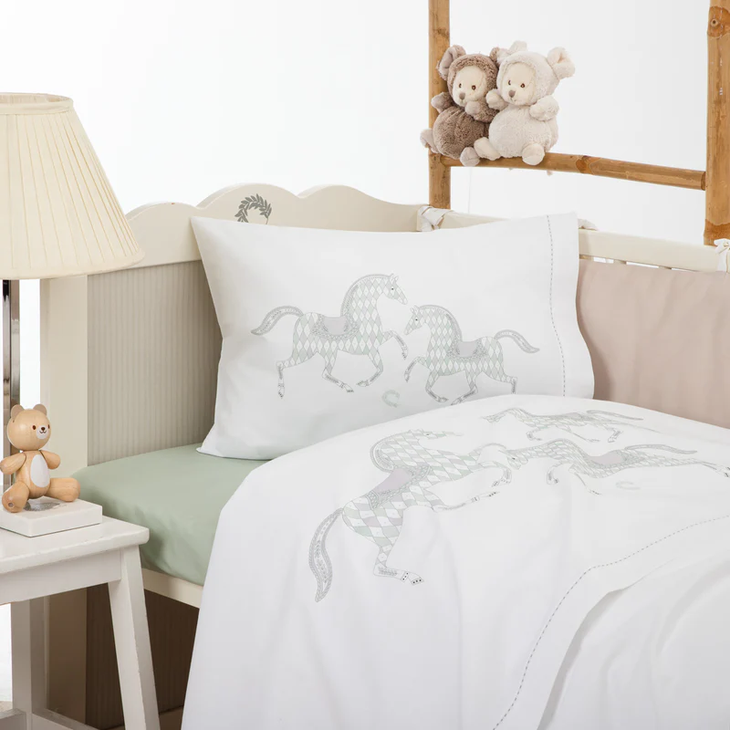 Duvet cover Bebe AERO Butterflies Rose Smoke Set of 2 pcs