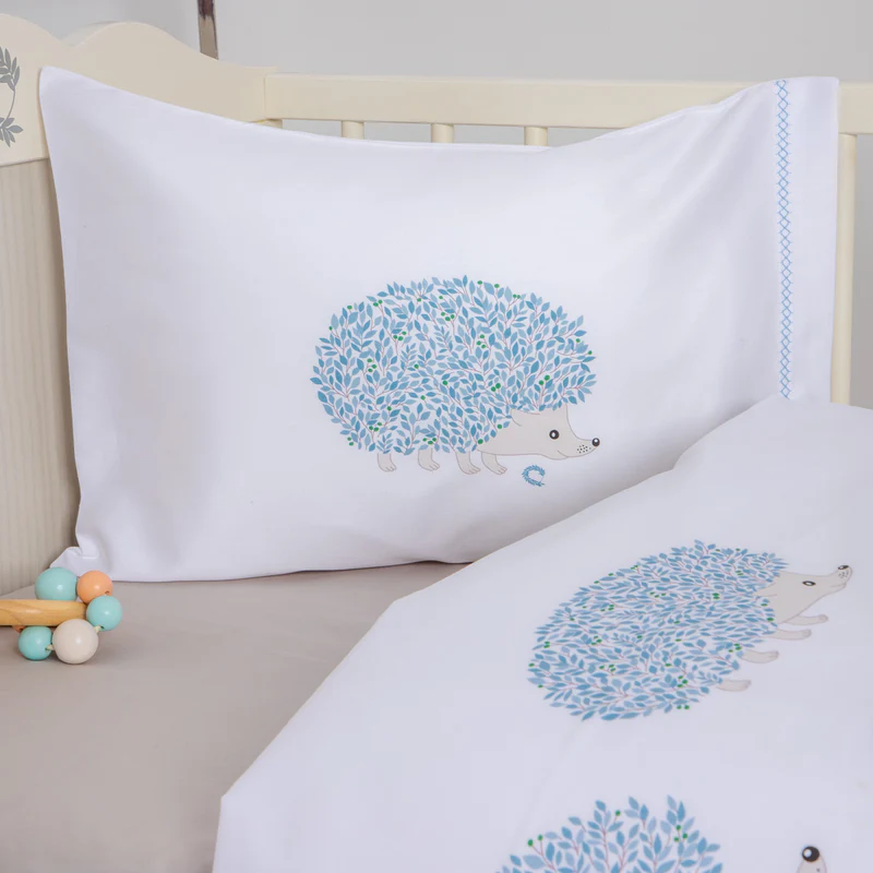 Sheets Bebe Athens Hedgehog Ciel Pumice Stone Set 3pcs 120x170cm.