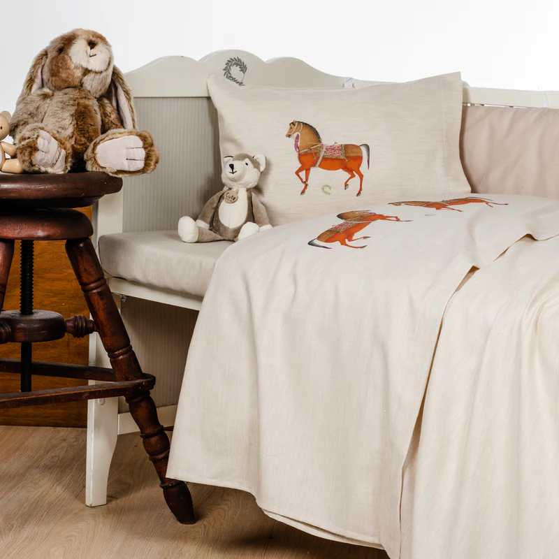Duvet cover Bebe AERO Butterflies Rose Smoke Set of 2 pcs