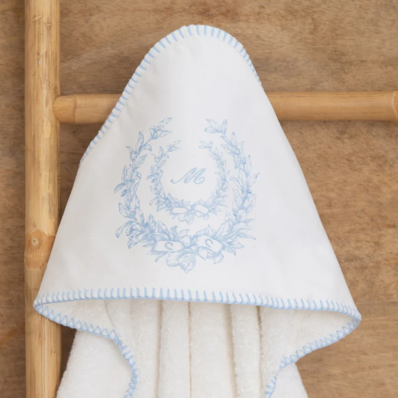 BEBE INITIAL CAP WITH CIEL MONOGRAM WITH LAVETTA 2PCS 70X70CM.