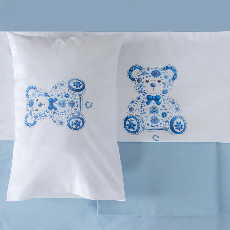 Duvet cover Bebe AERO Butterflies Rose Smoke Set of 2 pcs