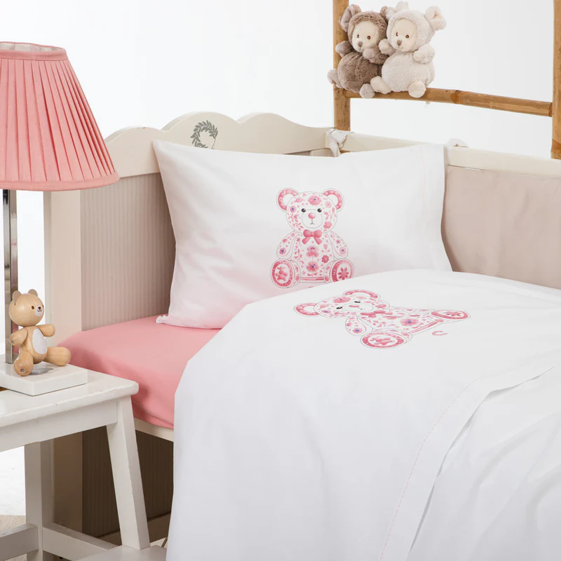 Duvet cover Bebe AERO Butterflies Rose Smoke Set of 2 pcs