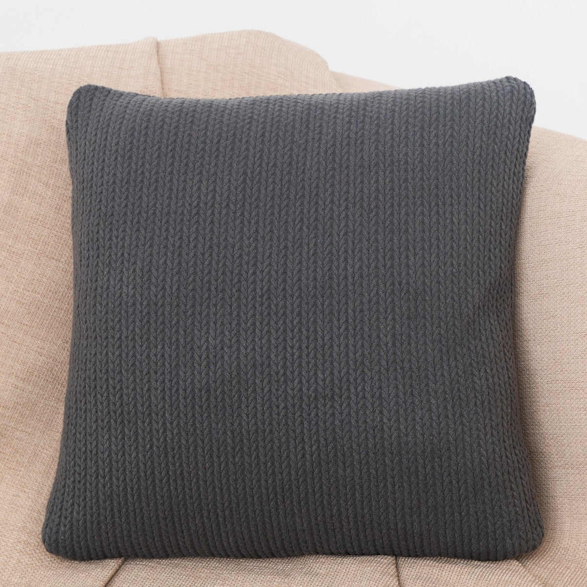 Μαξιλάρι Καναπέ Bloom Anthracite 50x50εκ.