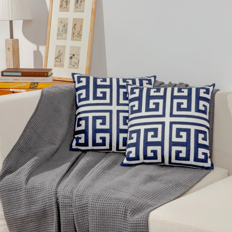 Decorative Pillow Stripe Pink 45x45cm.