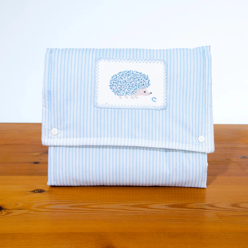 Baby changing table Hedgehog Blue 55x75cm.