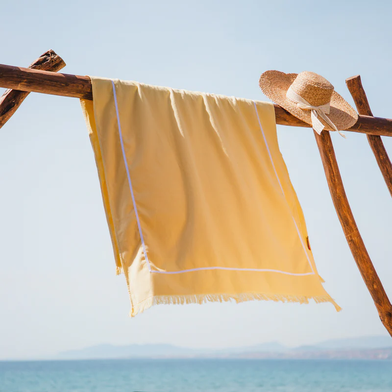 Beach Towel Pestemal Kimolos Orange 90x180cm.