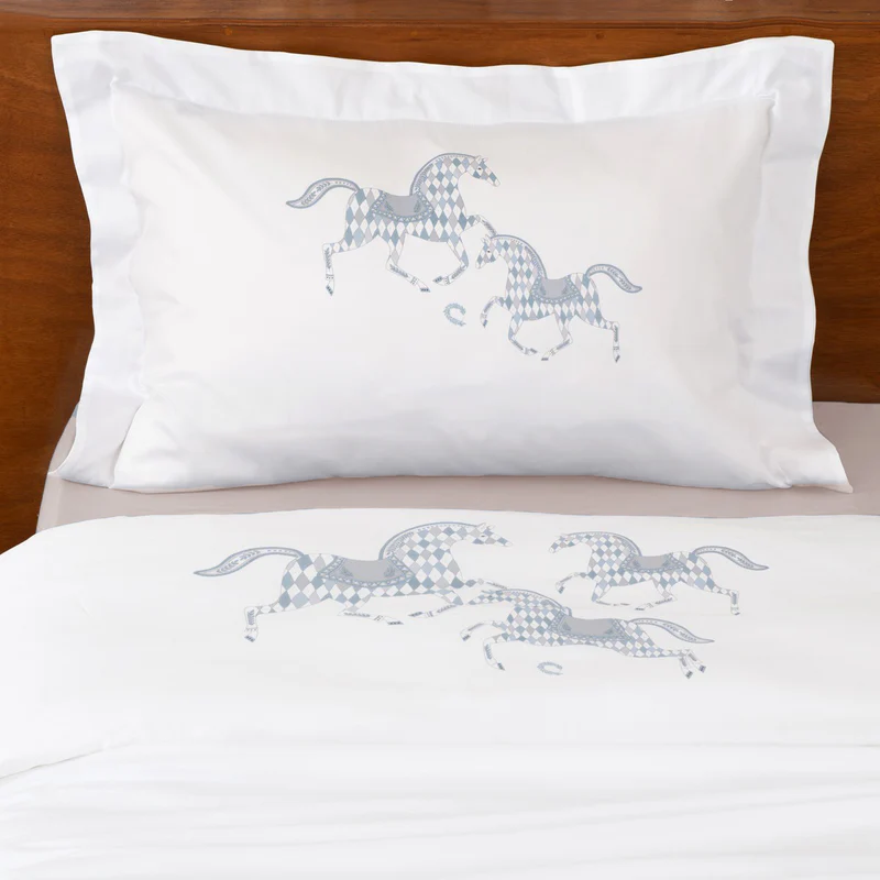 Athens Single Sheets Carousel Ciel Pumice Stone Set 3pcs 170x270cm.