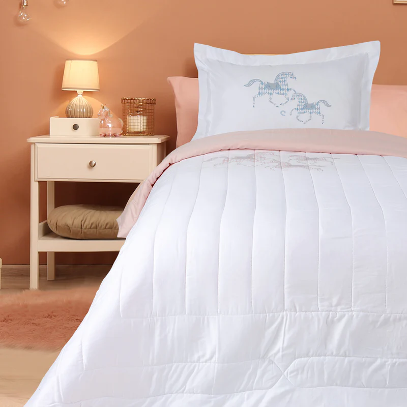 Bebe blanket FAETHO Carousel Pink 100x140cm.
