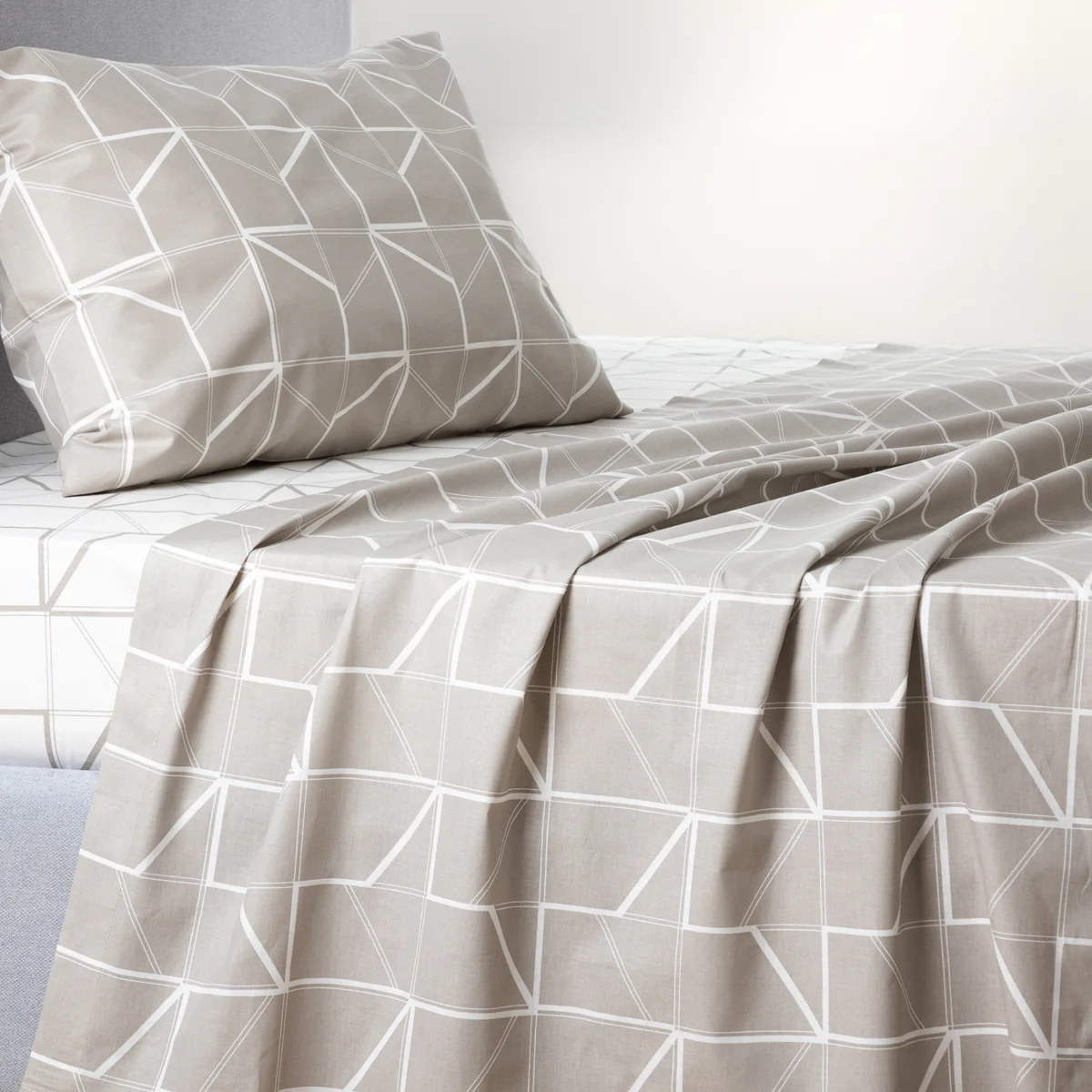 Σετ Σεντόνια Μονά Comfort 170x270 Geometric
