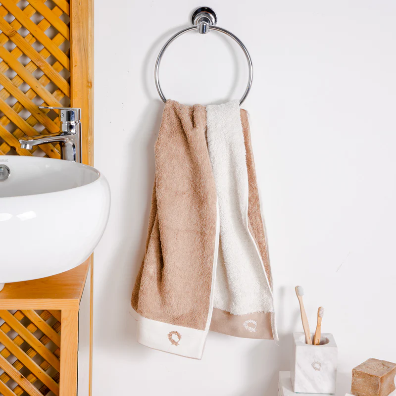Face Towel Double Face Vanilla-Sand 50x100cm.