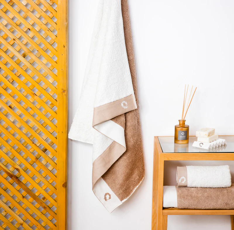 Double Face Body Towel Vanilla-Sand 80x150cm.