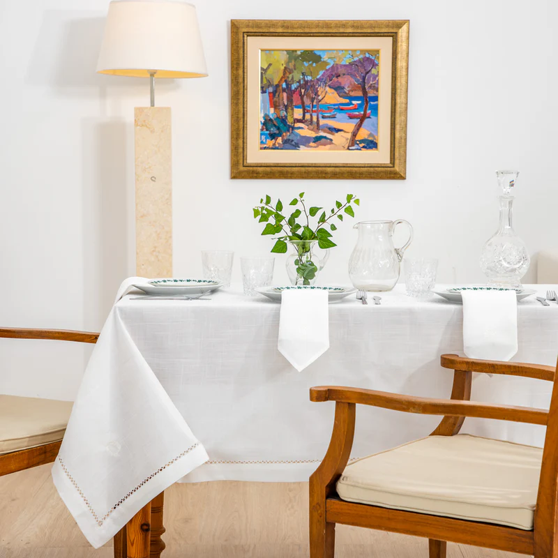 Inez Orange Pepper Printed Tablecloth