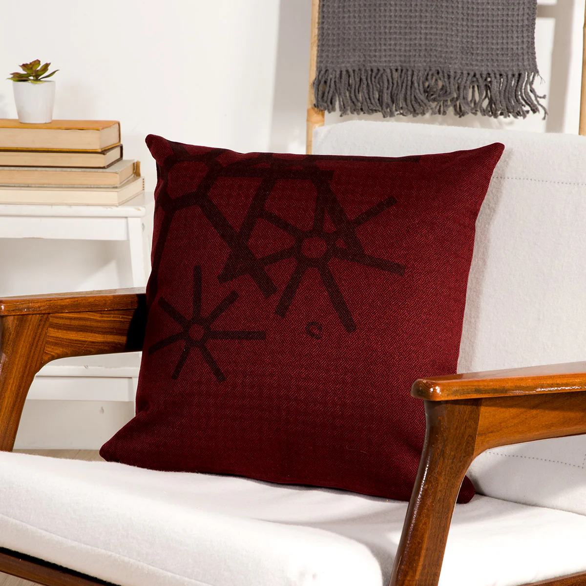 Διακοσμητικό Μαξιλάρι  Elma Red 45x45εκ.