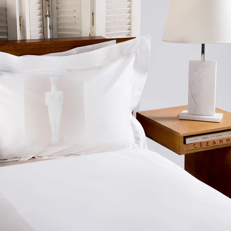 ERMO Extra Double Sheets Cycladic Pumice Stone Set of 4 pcs. 240x270cm.