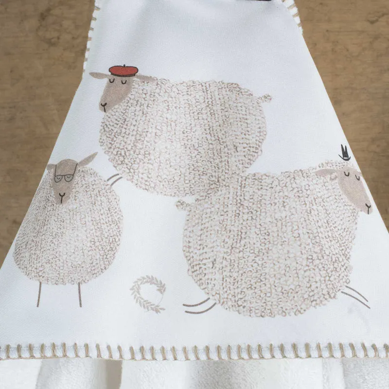 Flock Cape With Lavetta 2pcs 70x70 cm.