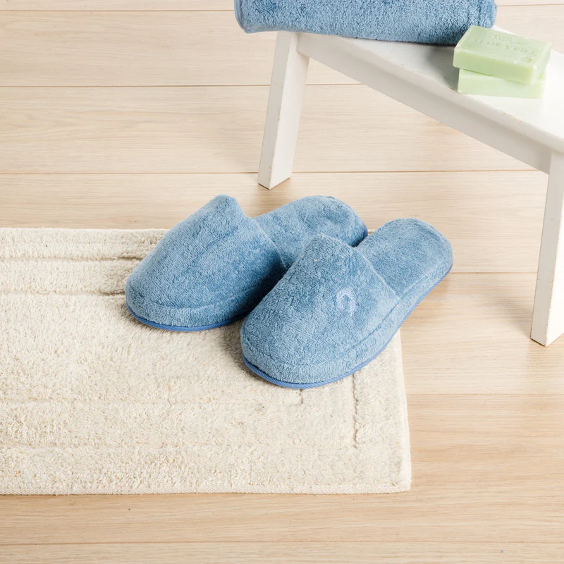 Pair of Garland Demin Bath Slippers