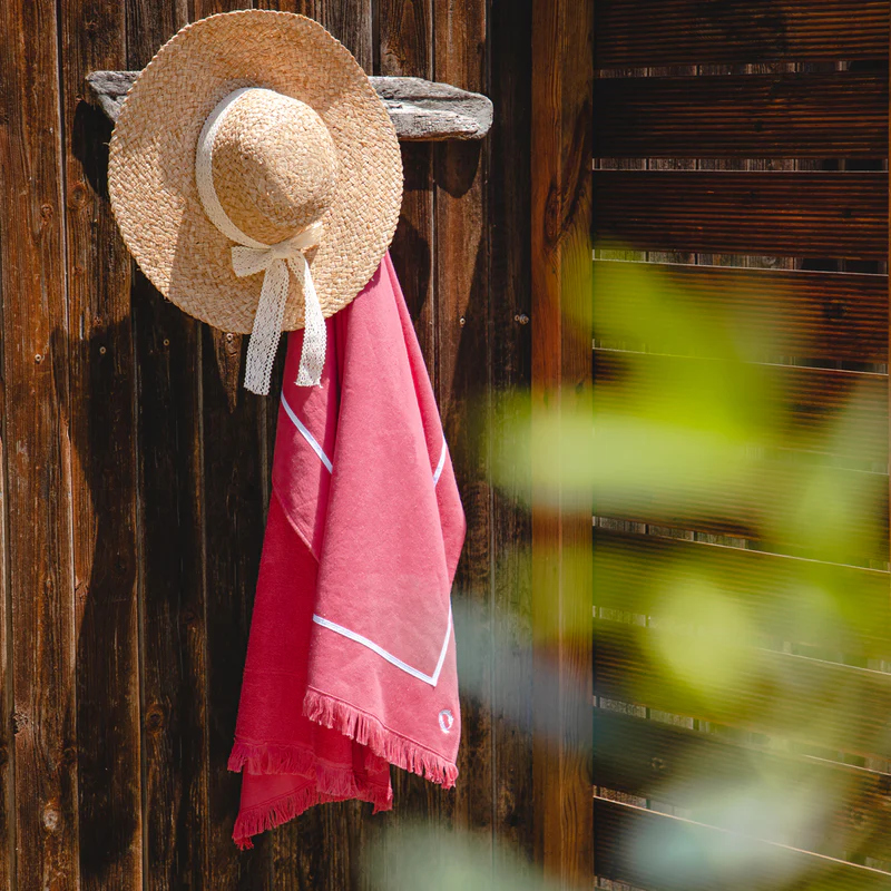 Beach Towel Pestemal Kimolos Orange 90x180cm.
