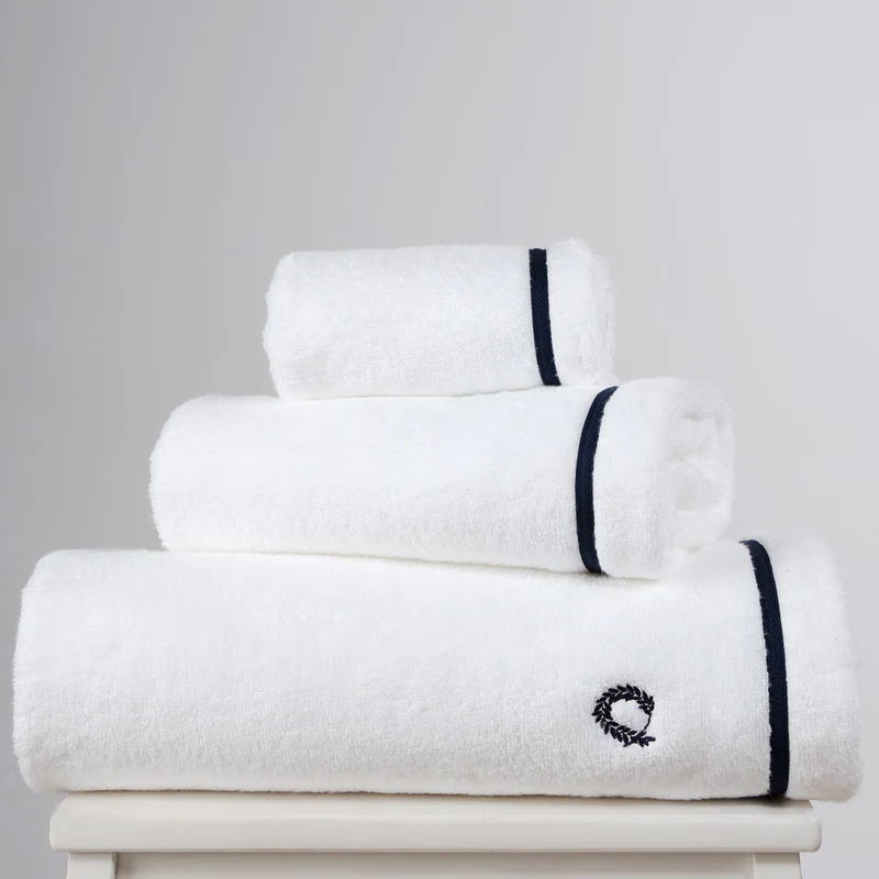 Carousel Towel Set White-Pink 3 pcs