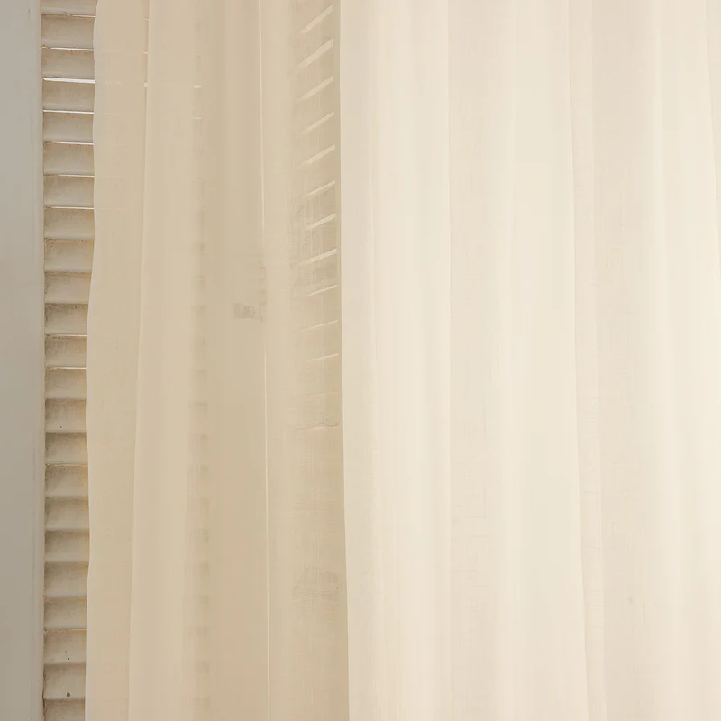 Imitation Line Ecru curtain