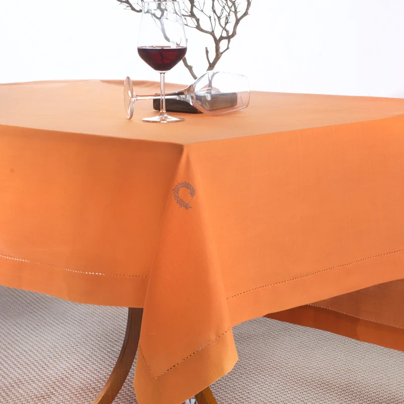 Inez Orange Pepper Printed Tablecloth