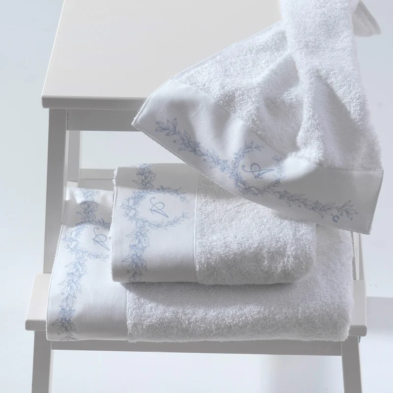 Set of towels INITIAL With Monogram Ecru 3pcs