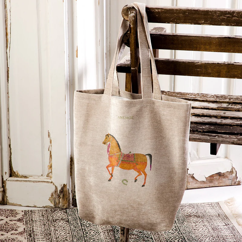 Bag Women's Iranian Horse Velor 30x42cm.