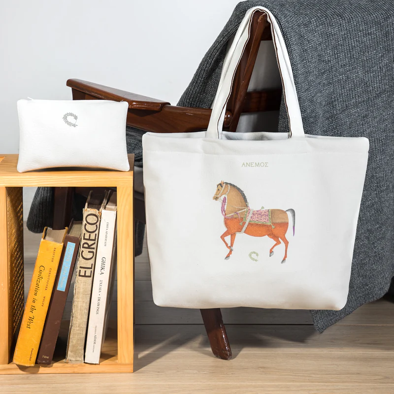 Bag Women's Iranian Horse Velor 30x42cm.