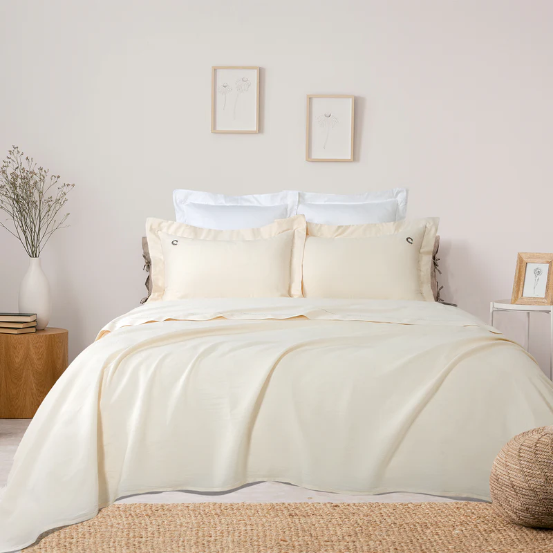 ΣΕΤ ΣΕΝΤΟΝΙΑ KING HANDSTITCH ECO 260X290 NATURAL