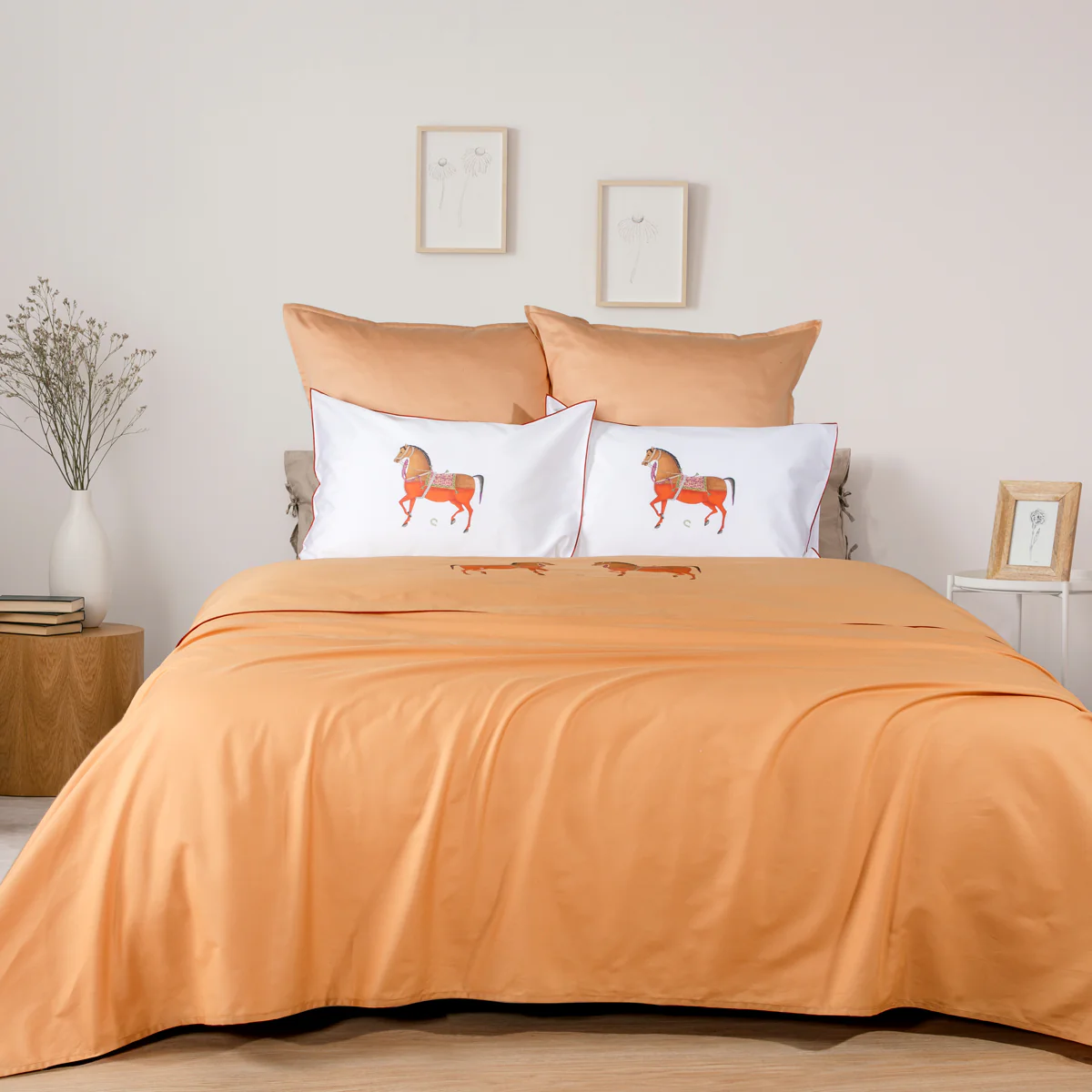 Σετ Σεντόνια King Iranian Horse Κλειώ Sand 275x290
