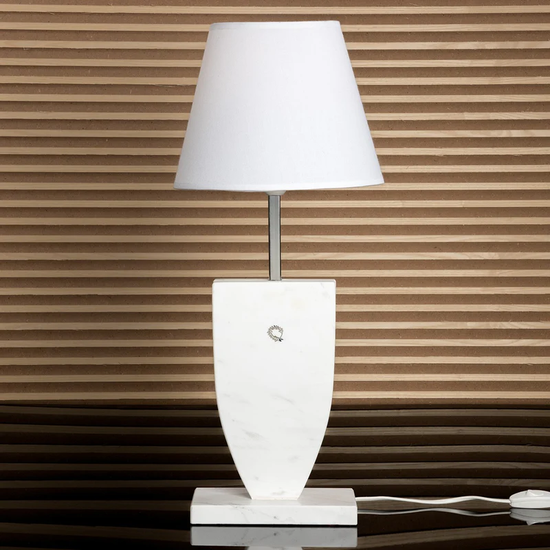 Kyklades White Table Lamp 55cm.