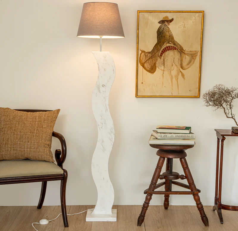 LAMP DELPHI VERIA GREEN 58CM.