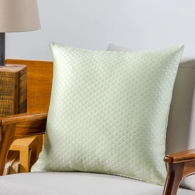 Quilted cushion cover Mint 50x50cm.
