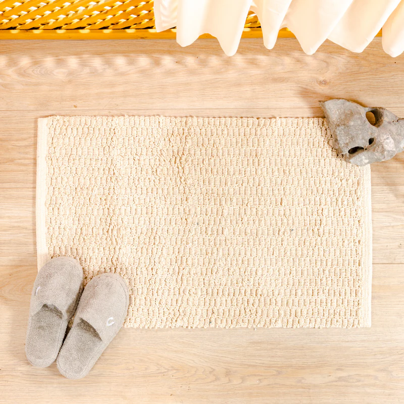 Natural Handloom Bath Mat 50x80cm.