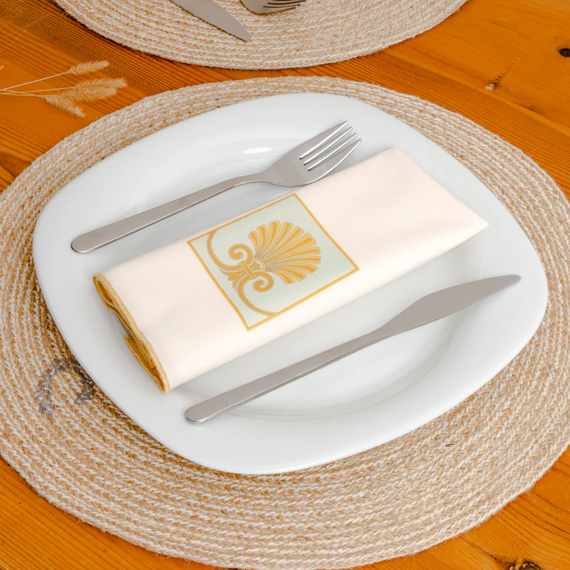 Ivy Kitchen Towel White 42x42cm.