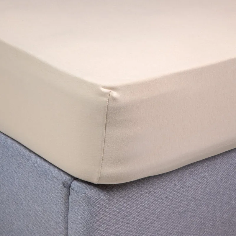 Extra Double Jersey Sheet with Elastic Mint 160x200x30cm.