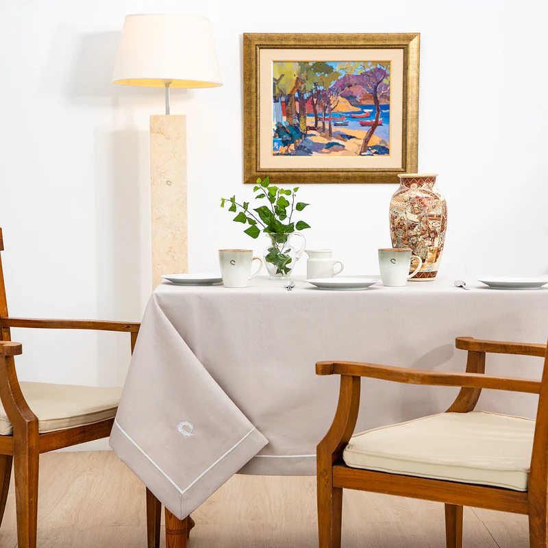Inez Orange Pepper Printed Tablecloth