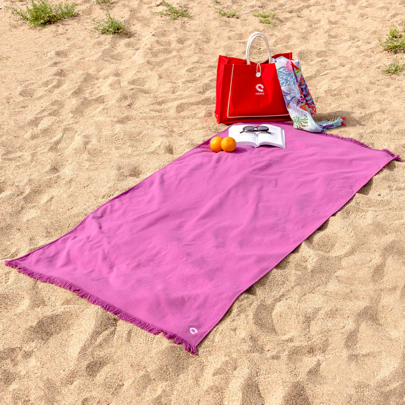 Beach Towel Pestemal Kimolos Viola 90x180cm.