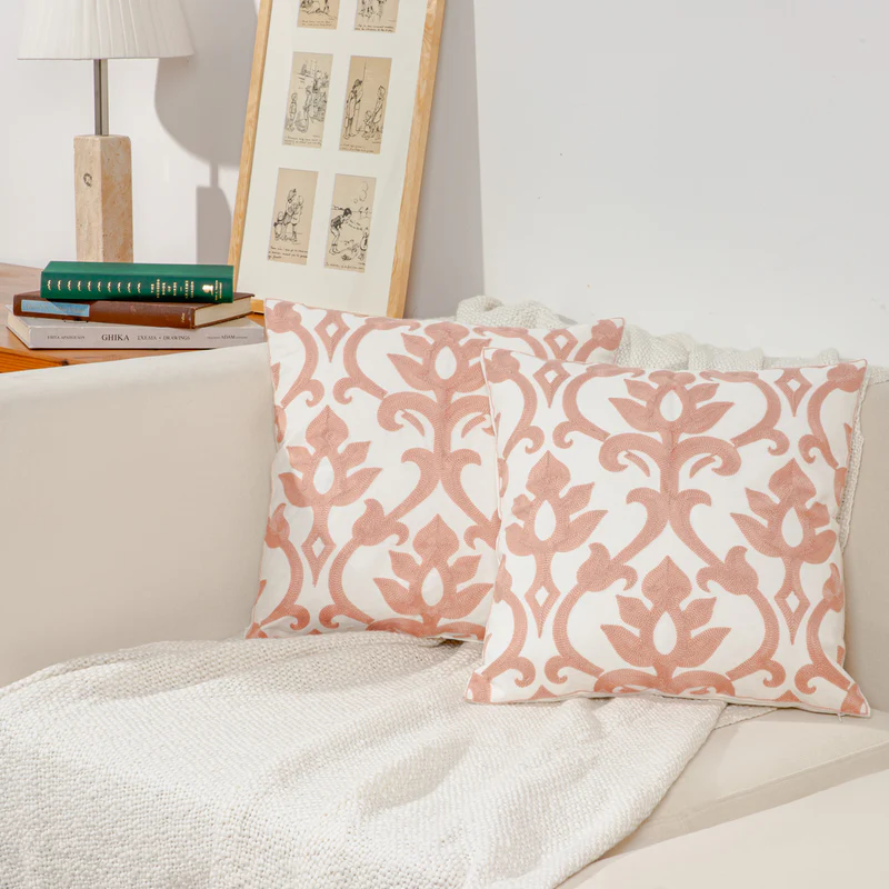 Decorative Pillow Stripe Pink 45x45cm.