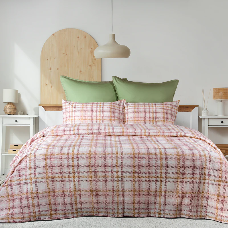 SUPER DOUBLE SHEETS ANELIA ASPA ROUND SET OF 4 PCS. 240X270CM.