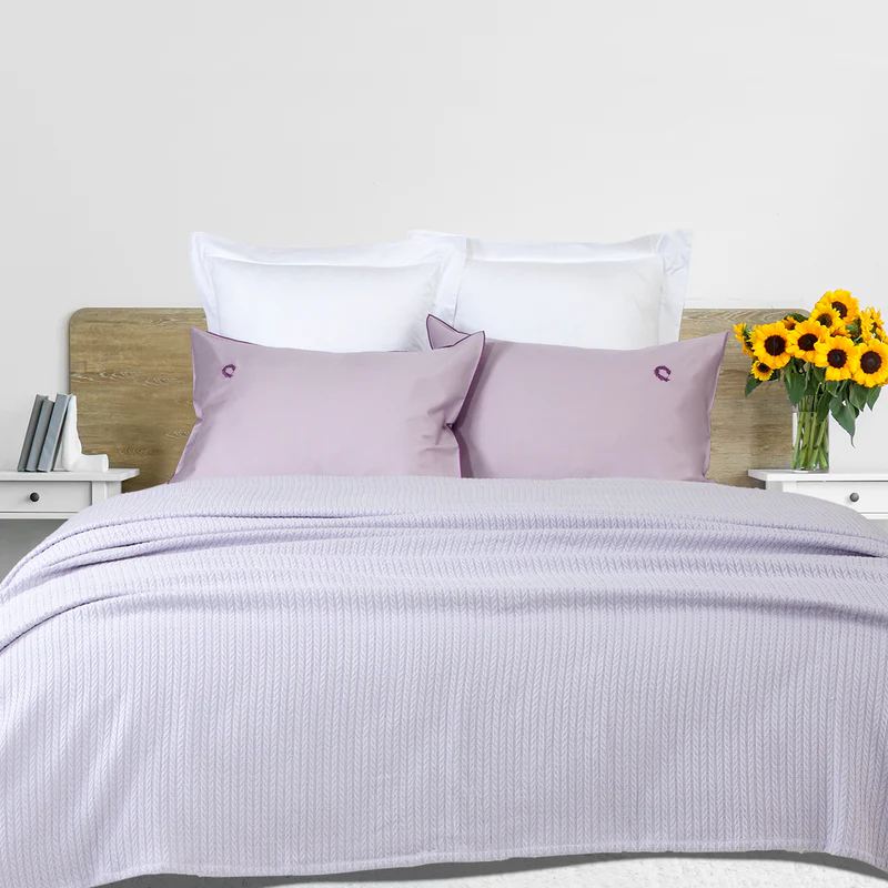 ΚΟΥΒΕΡΤΑ ΥΠΕΡΔΙΠΛΗ PIQUE 220X240 LILA