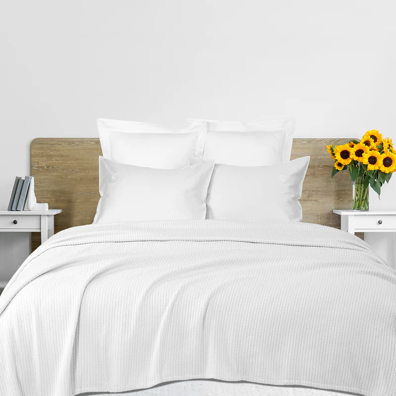 ΚΟΥΒΕΡΤΑ ΥΠΕΡΔΙΠΛΗ PIQUE 220X240 WHITE
