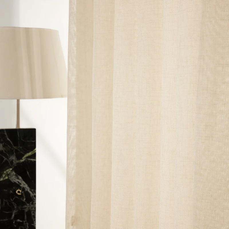 Curtain Rideaux De Gaze Ecru 250x320cm.