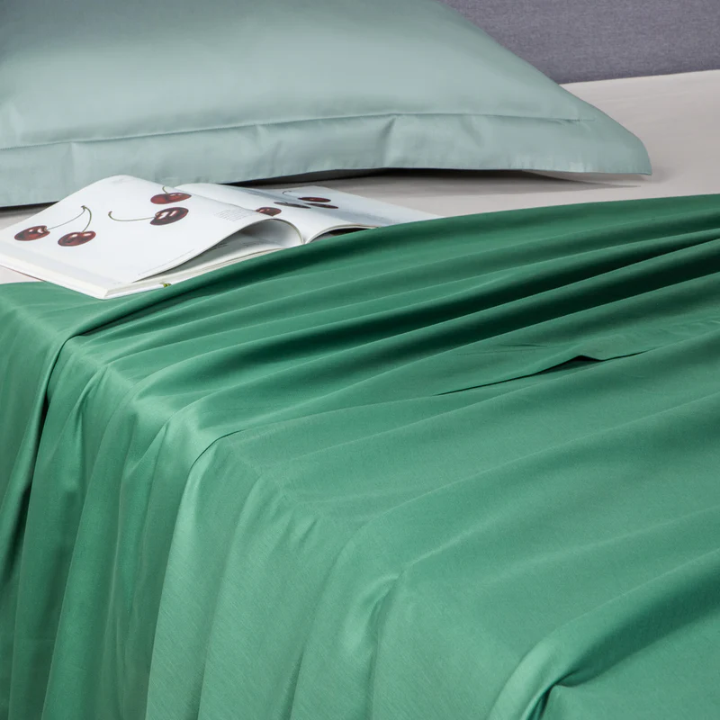 King Size Sheet Monochrome Soho Sateen Mist 280x280cm.
