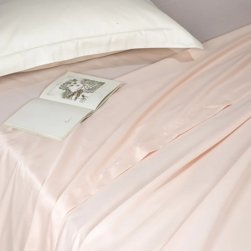 King Size Sheet Monochrome Soho Sateen Mist 280x280cm.