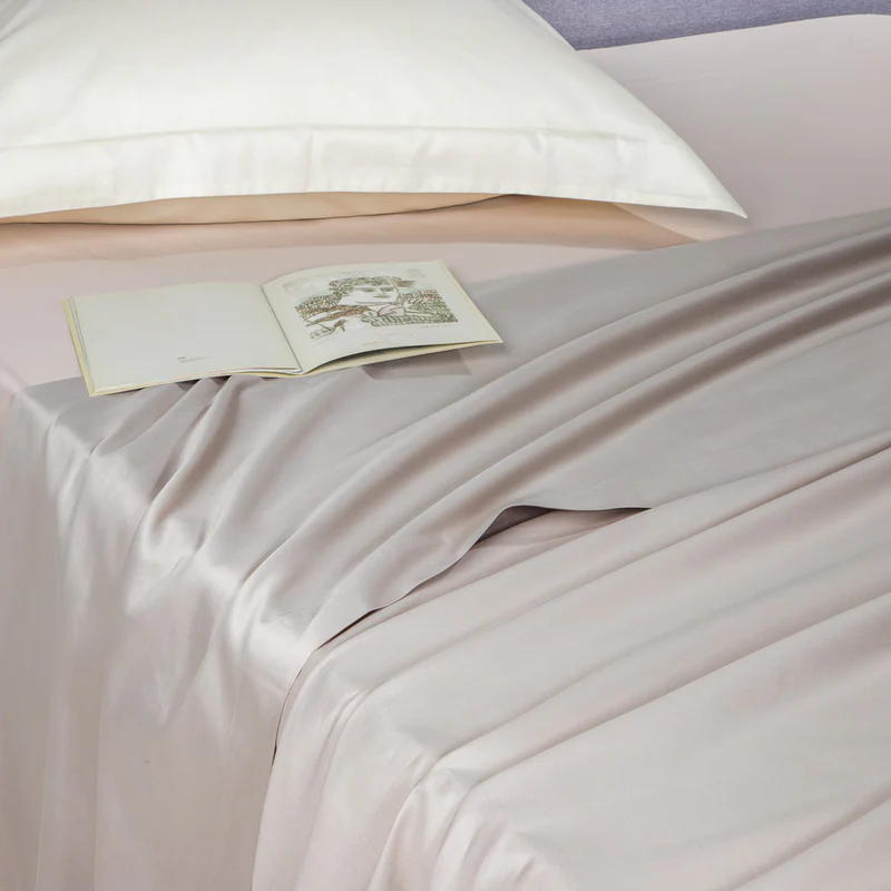 King Size Sheet Monochrome Soho Sateen Mist 280x280cm.