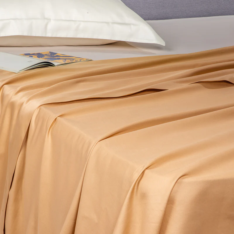King Size Sheet Monochrome Soho Sateen Mist 280x280cm.