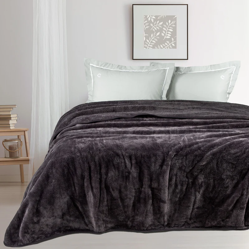 ΚΟΥΒΕΡΤΑ SOFT VISON ΥΠΕΡΔΙΠΛΗ 220X240 ANTHRACITE
