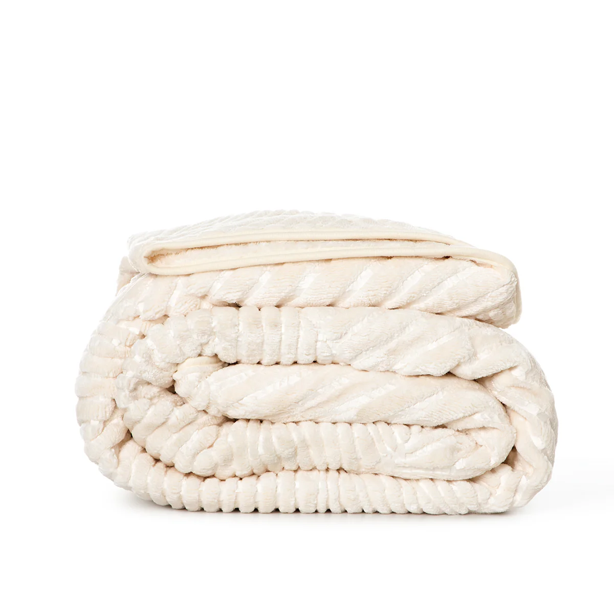 Κουβέρτα Soft Vison Υπέρδιπλη 220x240cm Cream